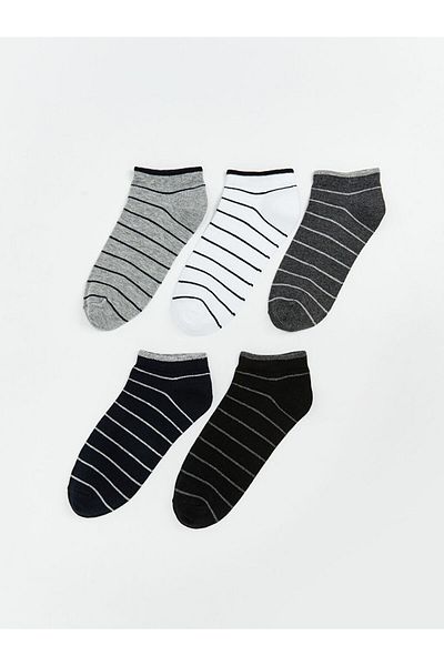 LC Waikiki Quality Parts from Celebi Store |   Striped Men's Booties Socks 5-Piece