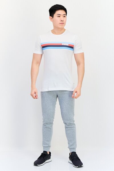 Puma Men Sportswear Fit Short Sleeves Outdoor T-Shirt, White