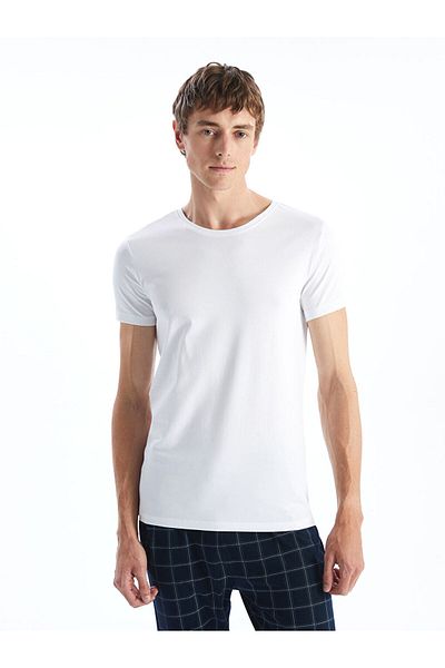 LC Waikiki Create Your Style from Uzg Store |   Crew Neck Combed Cotton Men's Undershirt