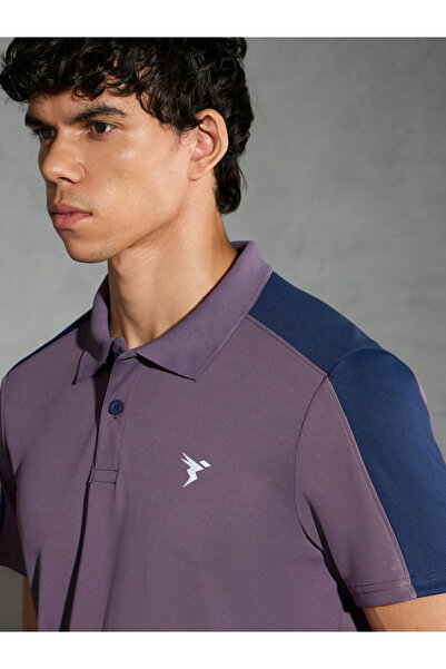 Technosport By Styli Men Color Block Relaxed Fit Polo