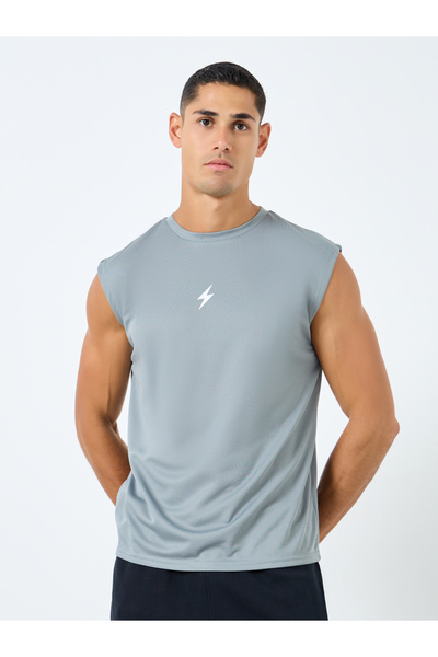 Styli Relaxed Fit Workout Active Tank with Cap Sleeve