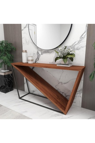 DEC13 wooden entrance table