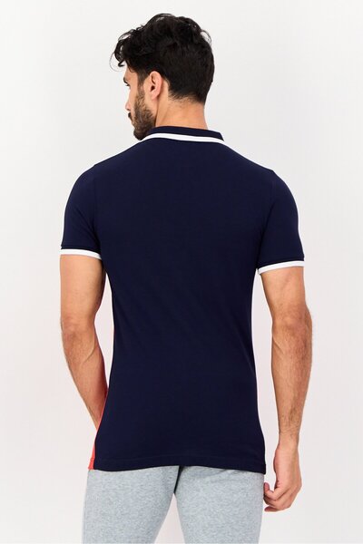 Puma Men Slim Fit Short Sleeves Outdoor Polo Shirt, Multicolor