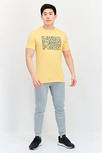 Puma Men Sportswear Fit Short Sleeves Outdoor T-shirt, Yellow