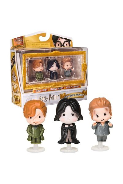 Spinmaster Set 3 figurine Harry Potter: Remus Lupin, Severus Snape, Peter Pettigrew