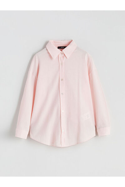 LC Waikiki Quality Parts from Celebi Store |   Long Sleeve Girl's Textured Shirt