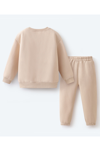 SAPS Full Sleeves Top and Trousers - Beige