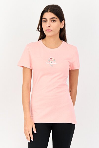 Puma Women Sportswear Fit Outdoor Short Sleeve T-Shirt, Pink