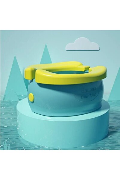 Choice وعاء مرحاض قابل للطي باللون الأخضر للسفر للأطفال، وعاء مرحاض محمول للأ...