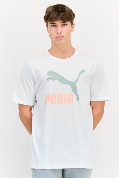 Puma Men Sportswear Fit Short Sleeve Outdoor T-Shirt, White