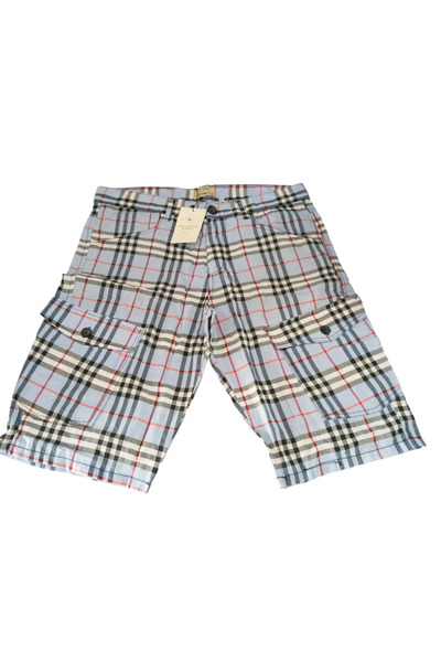 Lacivert Textil Bermuda Pant