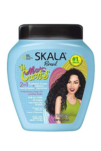 SCALA 2 كريم سكالا ماي كاتشوس للعناية بالشعر، بلسم 2 في 1 لجميع أنواع الشعر ا...