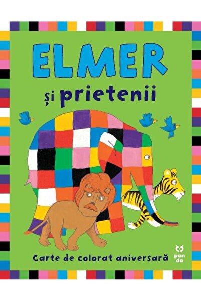 Editura Pandora M Elmer si prietenii. Carte de colorat aniversara, D