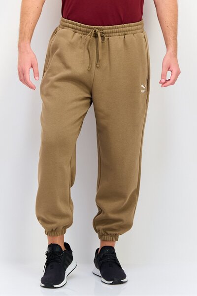 Puma Men Sportswear Fit Outdoor Sweatpants, Tan