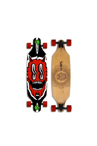 Esginler Design Crimson Longboard - Ahşap Kaykay Scops
