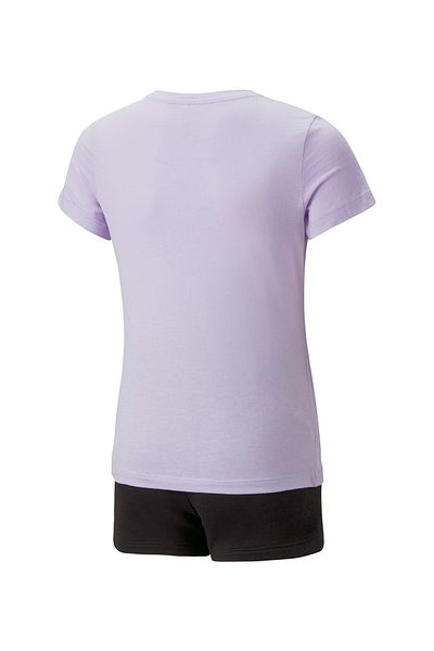 Puma Graphic Tee and Shorts Set - Vivid Violet