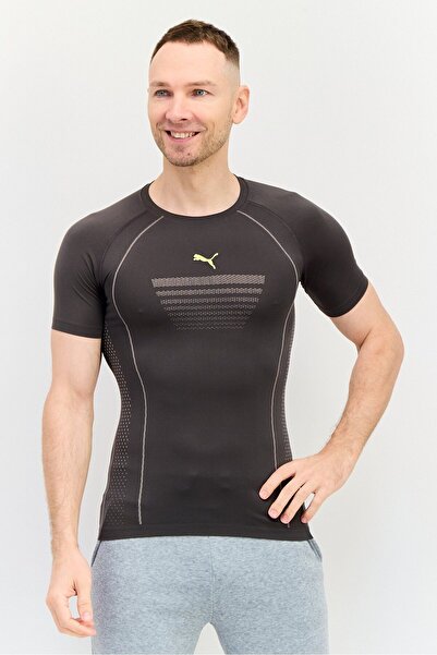 Puma Men Sportswear Fit Short Sleeves Outdoor T-shirt, Dark Grey