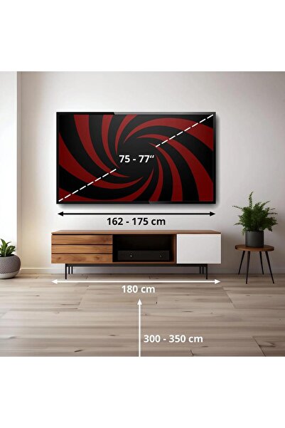 TCL 75C8K 75inc 189 cm QD Miniled 4K UHD Google TV,Uydu Alıcılı