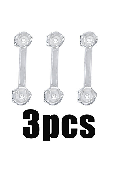 Choice 3pcs 3-10Pcs Child Safety Lock Transparent Anti-Opening Multi-Functional Soft Strap Safety Lock Anti