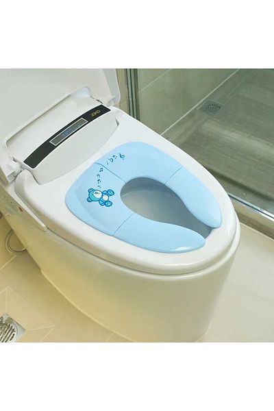 Choice C62-blue-1pcs 1pcs Baby Travel Folding Potty Seat toddler portable Toilet Training seat children uri
