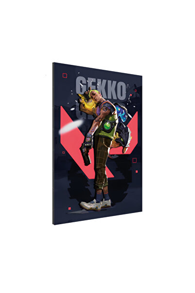 EFSA Games Valorant Oyun Karakteri Gekko Pleksi UV Baskı Çerçeve Tablo 20x30 ...