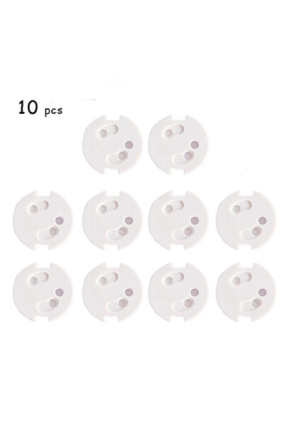 XUNYI 10 قطع من 3 فتحات، 10 قطع من قابس كهربائي آمن للأطفال، حماية أمان، خزنة ثنائية الطور