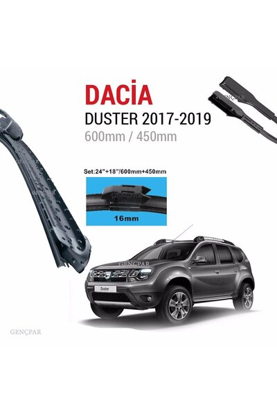 Rbw DACIA DUSTER ÖN MUZ SİLECEK TAKIMI (2017-2019)