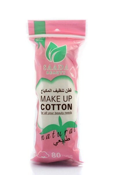 SAADA BEAUTY قطن تنظيف المكياج 80 حبة