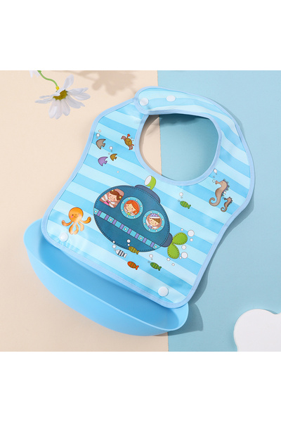 Choice4 Submarine diving Baby food bib Baby waterproof bib three-dimensional ...