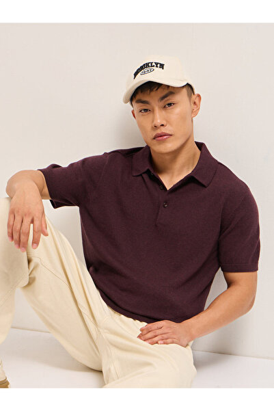 The Bear House تي شيرت رجالي بتصميم بولو، مصنوع من نسيج قطني قابل للتنفس، ومل...