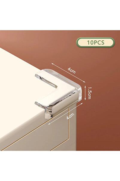 Choice TD1245B-10 قطع 10 قطع سيليكون حامي الزاوية للأطفال سلامة الطفل غطاء حم...