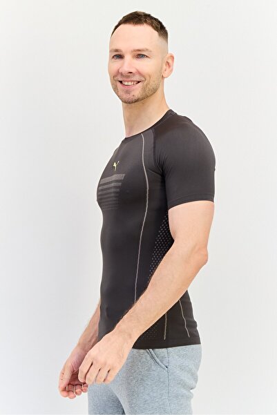 Puma Men Sportswear Fit Short Sleeves Outdoor T-shirt, Dark Grey