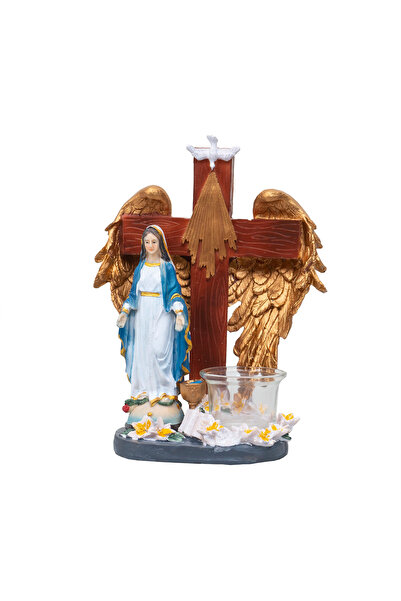 Z-Tools Lumânare din rășină cu Fecioara Maria, înălțime 22cm / ZTS 8049