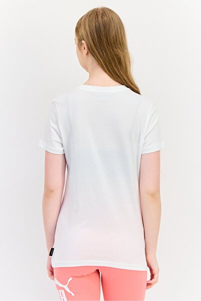 Puma Women Sportswear Fit Graphic Print Outdoor T-Shirt, White