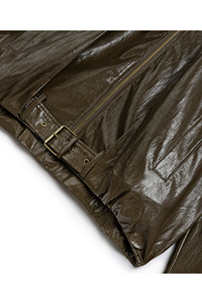 Twist Leather looking coat