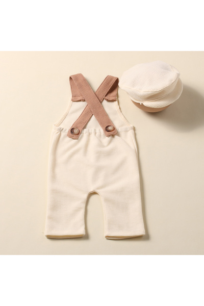 Choice1 0-1Month Beige Ylsteed Newborn Boy Photography Outfits with Casquette...