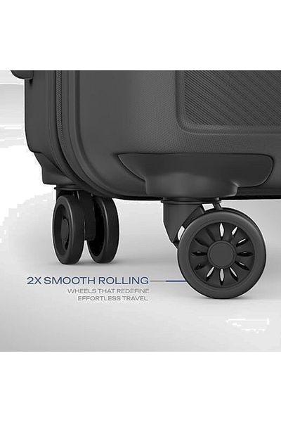Safari PP Luggage Large 75 cm Combo Pack of 2 - Dark Grey - Dual wheel