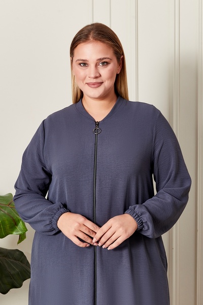 Ferace Women's Large Size Hijab Seasonal Wear Exit Cap