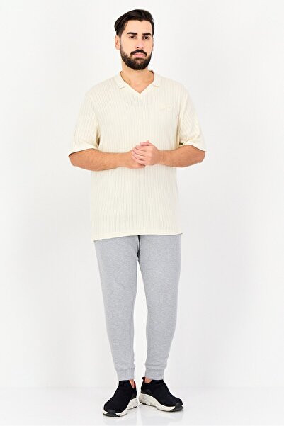 Puma x One8 Men Sportswear Fit Short Sleeves Outdoor Polo Shirt, Beige