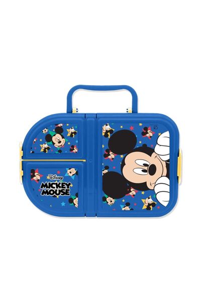 TSUMAB Disney Mickey Mouse Lunch Box with Handle – Fun & Functional Bento Case for Kids