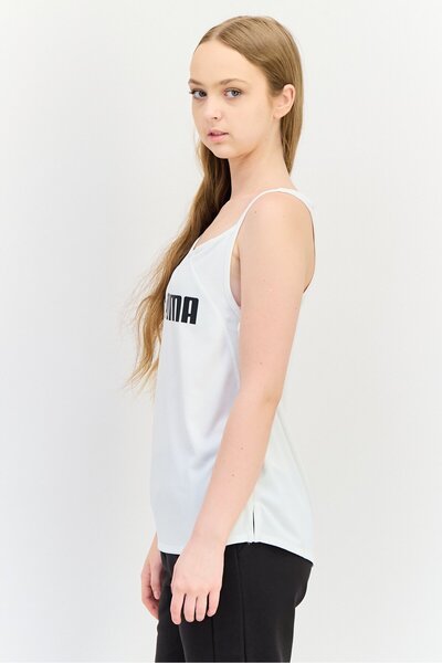 Puma Women Sportswear Fit Sleeveless Training Top, White