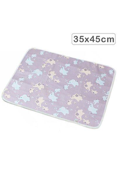 Choice7 35x45 فيل أزرق 35x45 سم مرتبة أطفال قابلة لإعادة الاستخدام مقاومة للم...