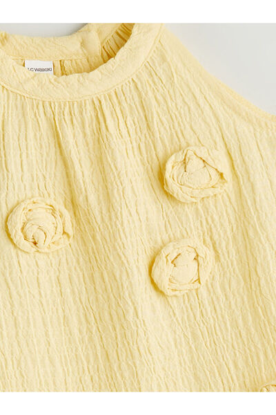 LC Waikiki New Season Floral Girl's Muslin Dress