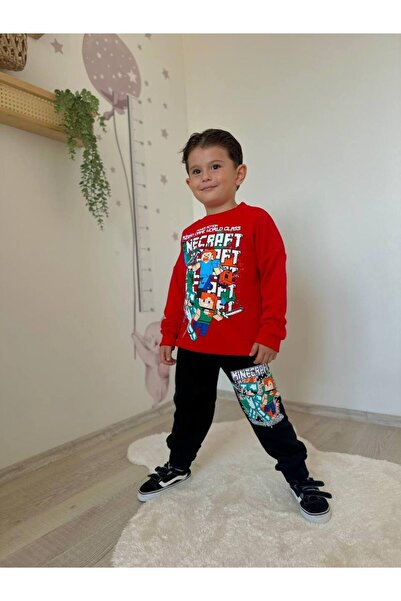 JELİBOOM MİNECRAFT BASKILI EŞOFMAN TAKIMI