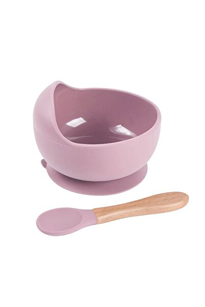 Choice5 وعاء طعام للأطفال من السيليكون باللون الأحمر النبيذي، قطعتان، أدوات م...