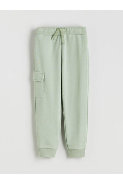 LC Waikiki New Season Basic Boy's Tracksuit Bottom with Elastic Waist 2-Piece