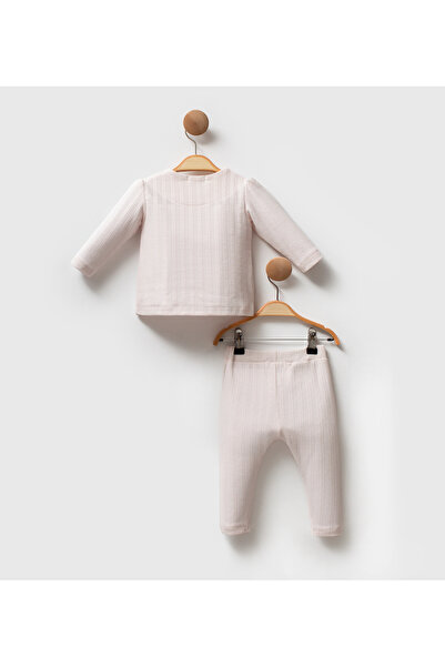 Cassiope Robe Embroidered Scalloped Jacquard Double Suit