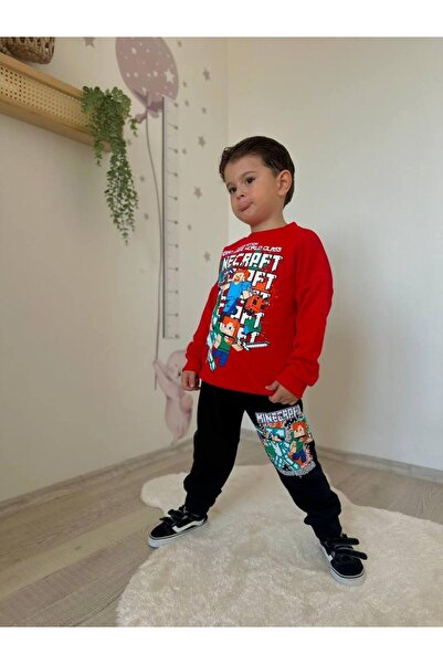 JELİBOOM MİNECRAFT BASKILI EŞOFMAN TAKIMI