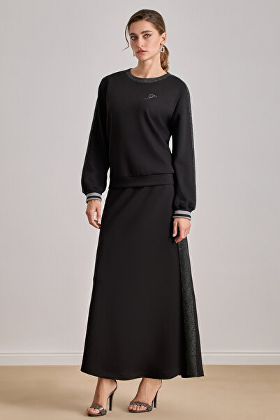 Guitar Îmbrăcăminte de zi cu zi Negru din material subțire Swea tricou