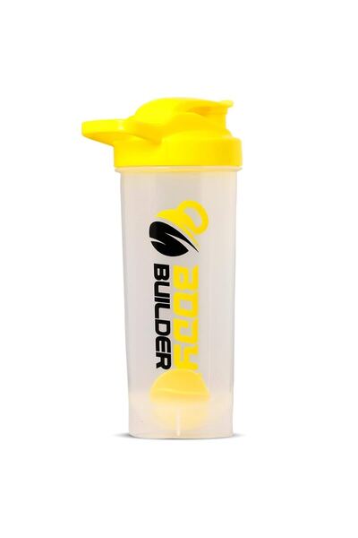 Body Builder شاكر شفاف وأصفر 700 مل